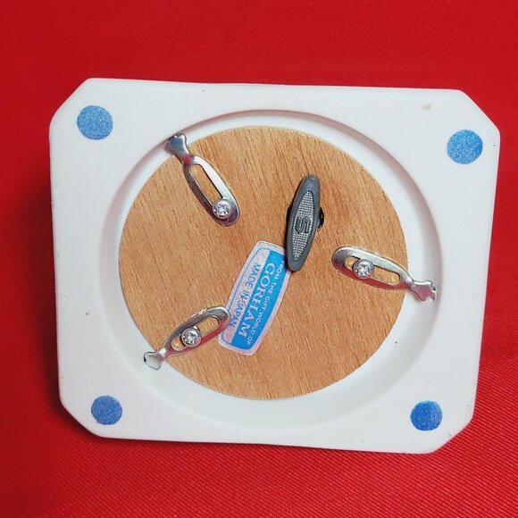 Gorham Mother Baby Panda Bear Music Box Plays Love Me Tender - Picture 5 of 13